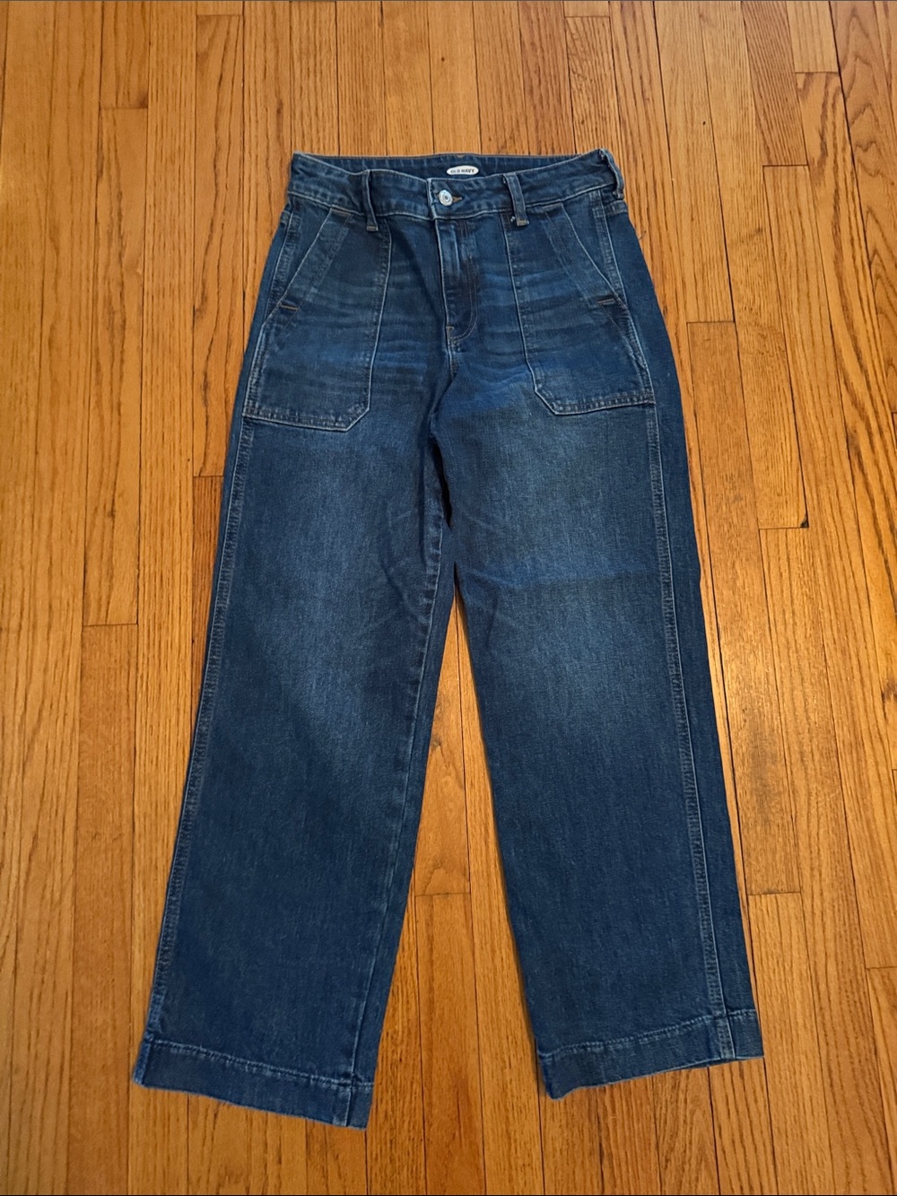 Old Navy Dark Blue Wide-Leg Jeans